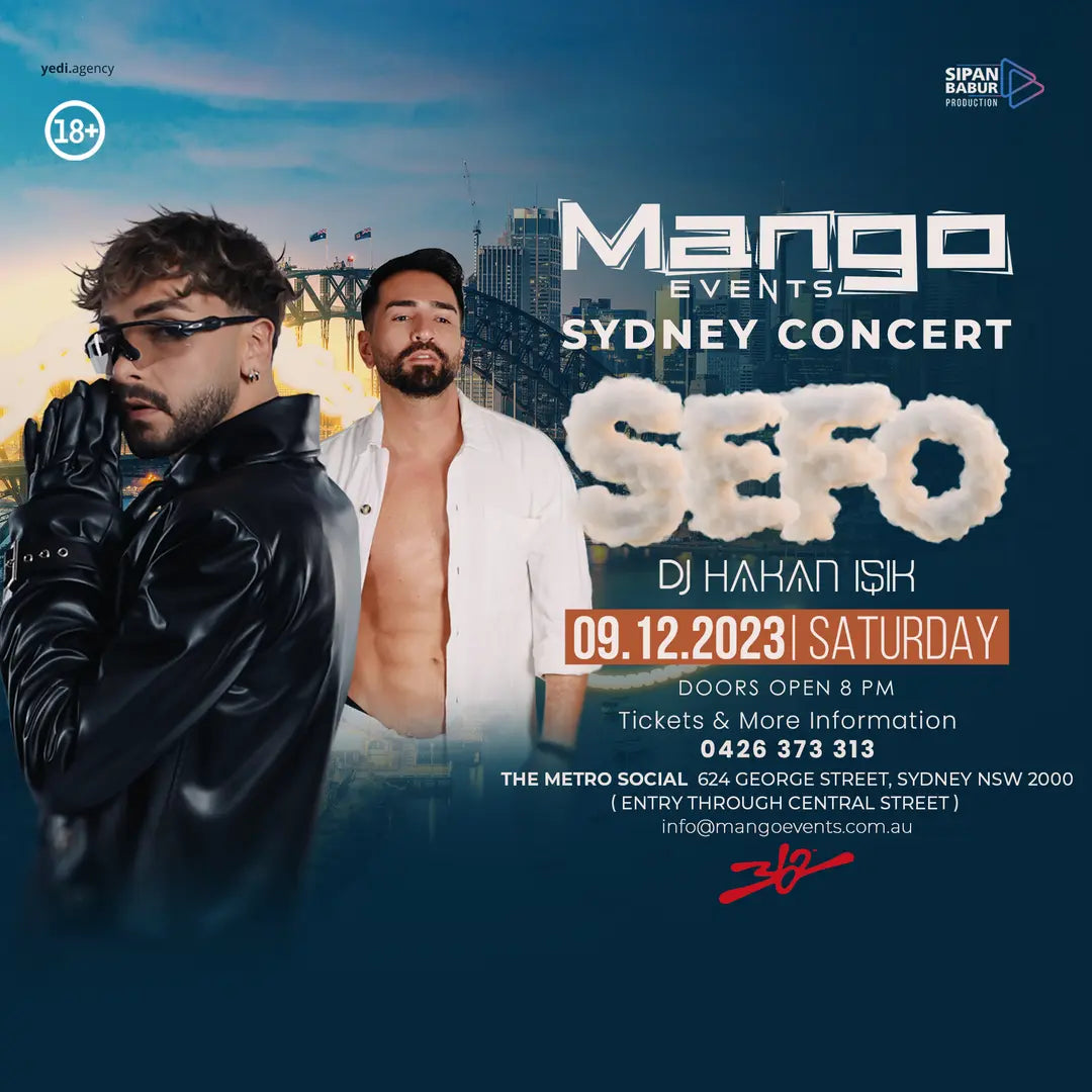 SEFO Concert Sydney 9th December 2023