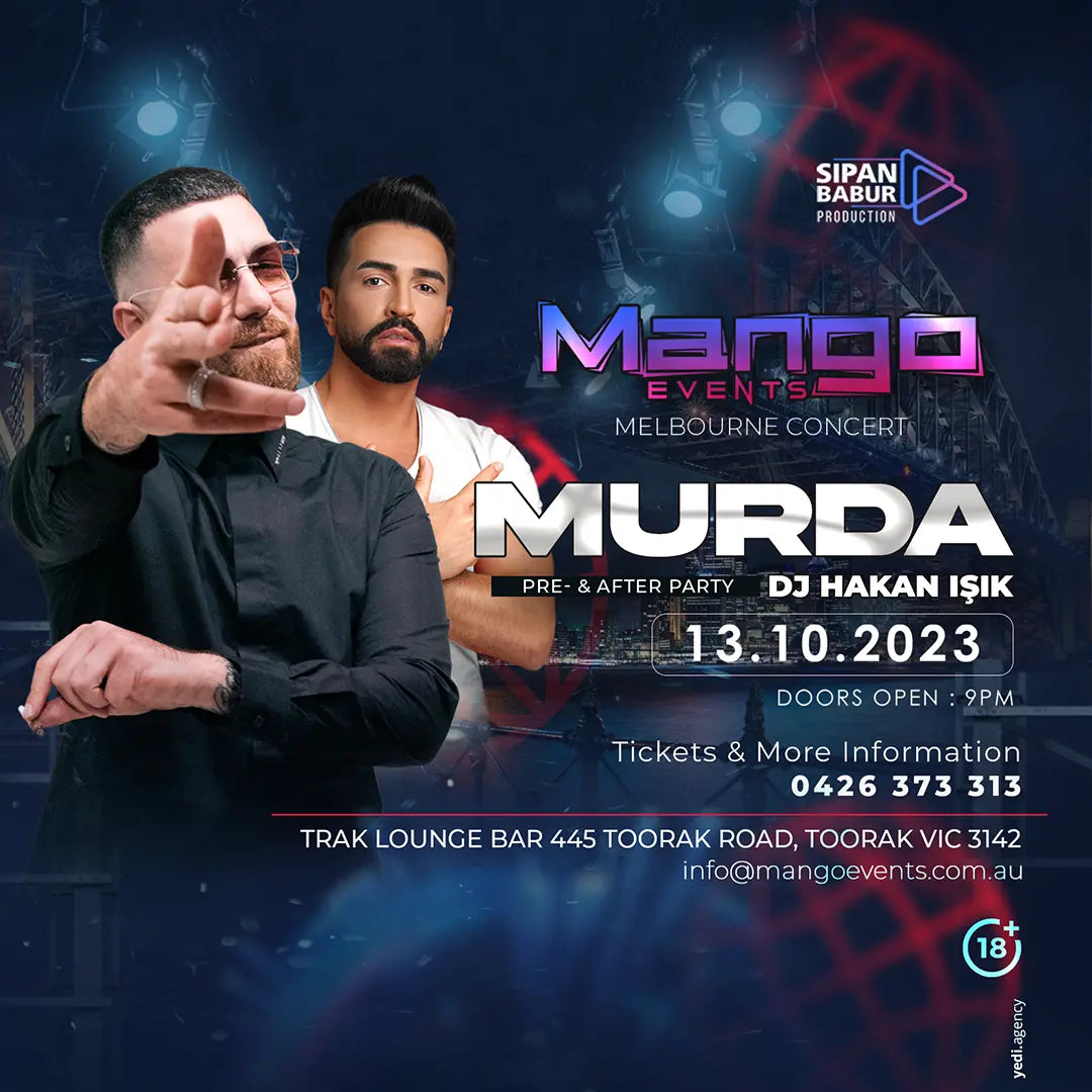 Murda Concert in Melbourne 13 Oct 2023
