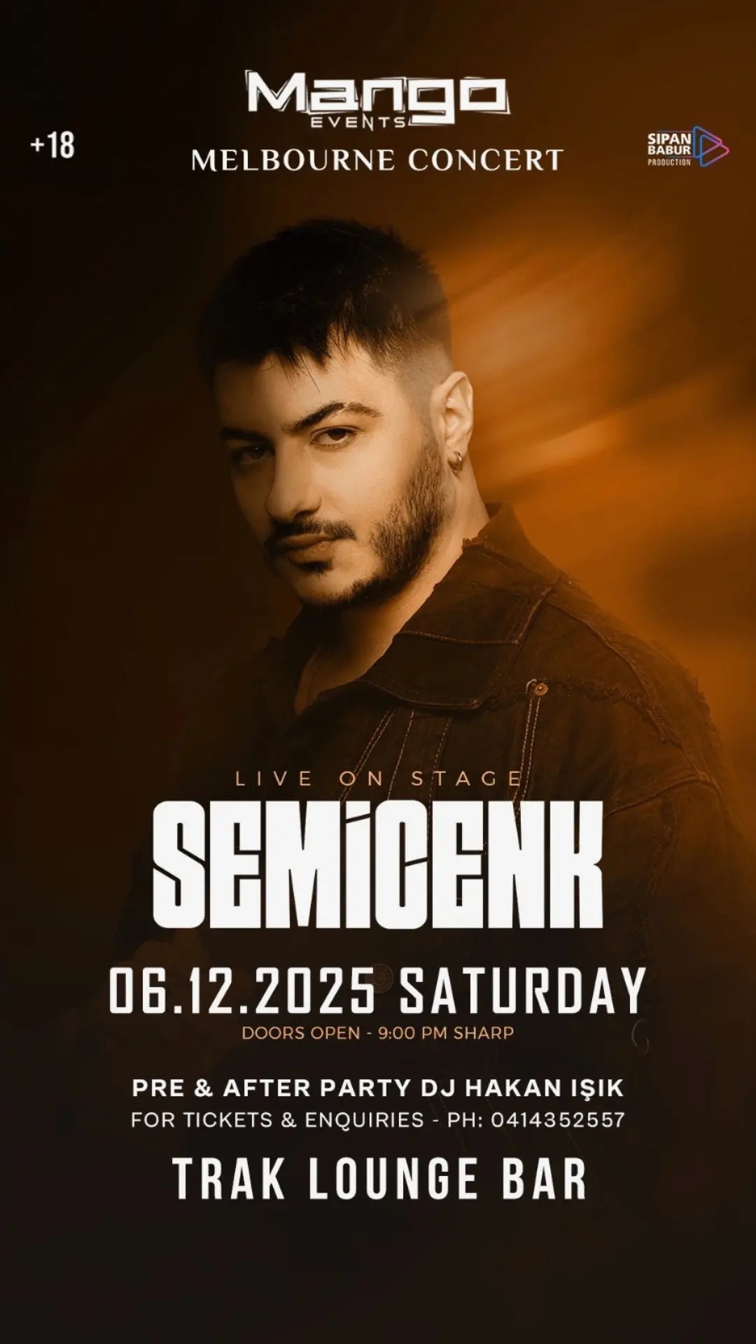 SEMICENK Concert Melbourne 6th December 2025